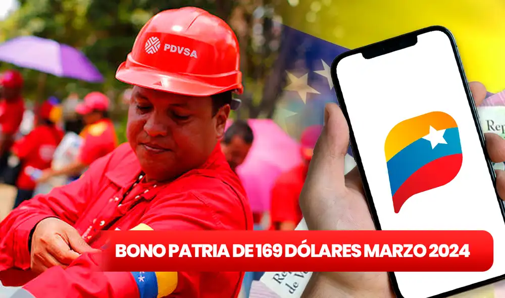 Conoce cuál es el Bono Patria que el Gobierno de Nicolás Maduro anunció hoy en Venezuela. Foto: composición LR/PDVSA Conoce cuál es el Bono Patria que el Gobierno de Nicolás Maduro anunció hoy en Venezuela. Foto: composición LR/PDVSA