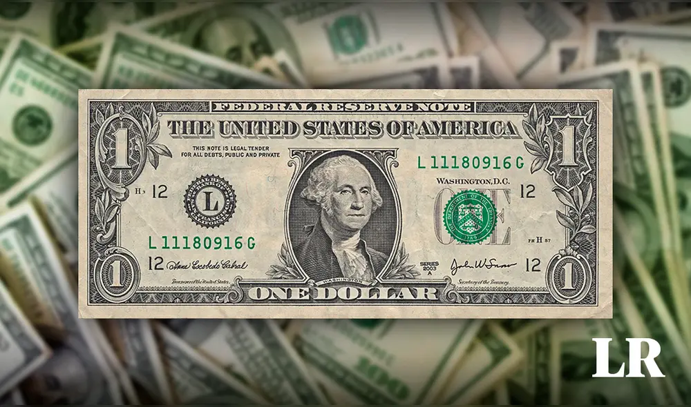 Estos billetes de 1 dólar son piezas icónicas y de las más coleccionables de la numismática de Estados Unidos. Foto: composición LR