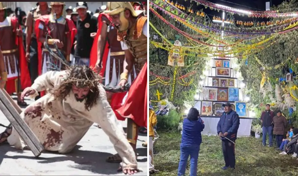 Recordamos la pasión, muerte y resurrección de Cristo en distintas partes del país/ Foto: Composición LR Recordamos la pasión, muerte y resurrección de Cristo en distintas partes del país/ Foto: Composición LR