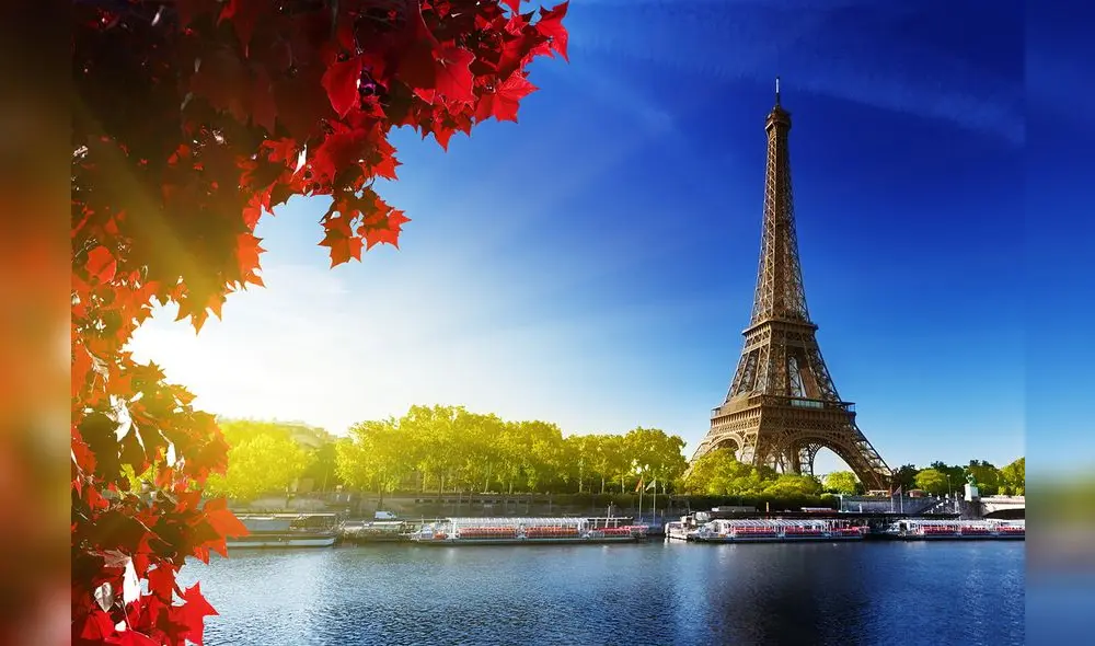 En conmemoración de los 100 años de la muerte de Gustave Eiffel, su más grande obra. Foto: AFP
