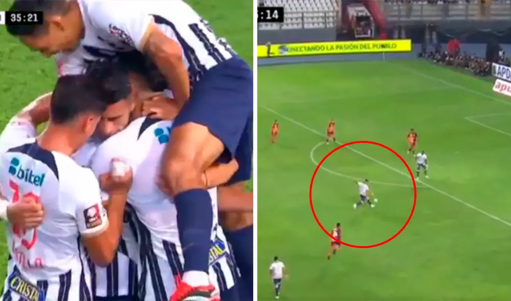 Zambrano vive su segundo año consecutivo en Alianza Lima. Foto: composición LR/captura de L1 Max.