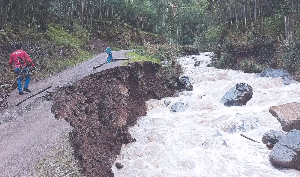 Peligro. La activación de quebradas se mantiene en San Martín, Arequipa, Huancavelica, Huánuco, Cusco, Pasco, entre otras. Foto: difusión Peligro. La activación de quebradas se mantiene en San Martín, Arequipa, Huancavelica, Huánuco, Cusco, Pasco, entre otras. Foto: difusión