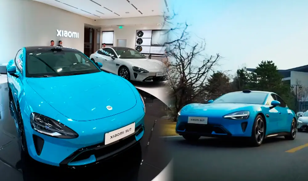 El auto eléctrico de Xiaomi SU7 tiene una capacidad de autonomía de 700 kilómetros. Foto: composición LR/We Chat/SU7