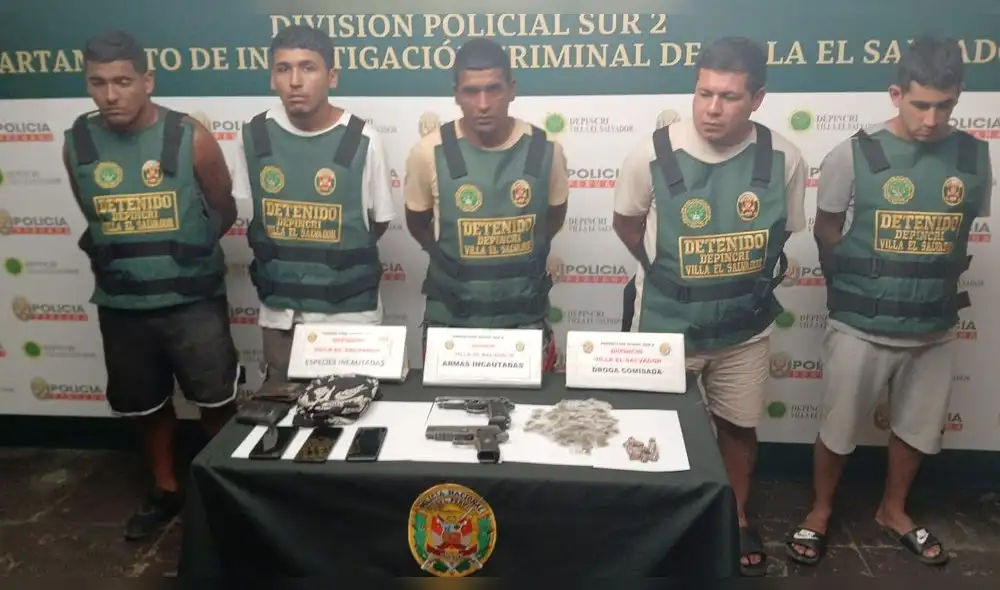 Capturan a cinco miembros de Banda Criminal/ Foto: Rosa Quincho - LR