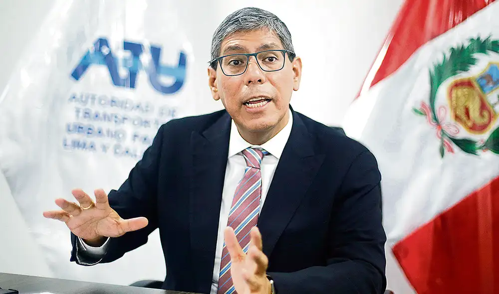 Jefe de ATU. José Aguilar señala que congresistas de PL no tienen la información completa. Pide ser citado para explicarles. Foto: difusión