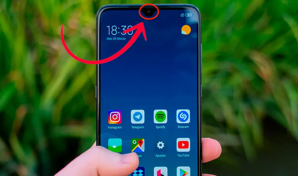 Este sensor suele ubicarse en la parte superior de la pantalla de tu celular. Foto: Mundo Xiaomi