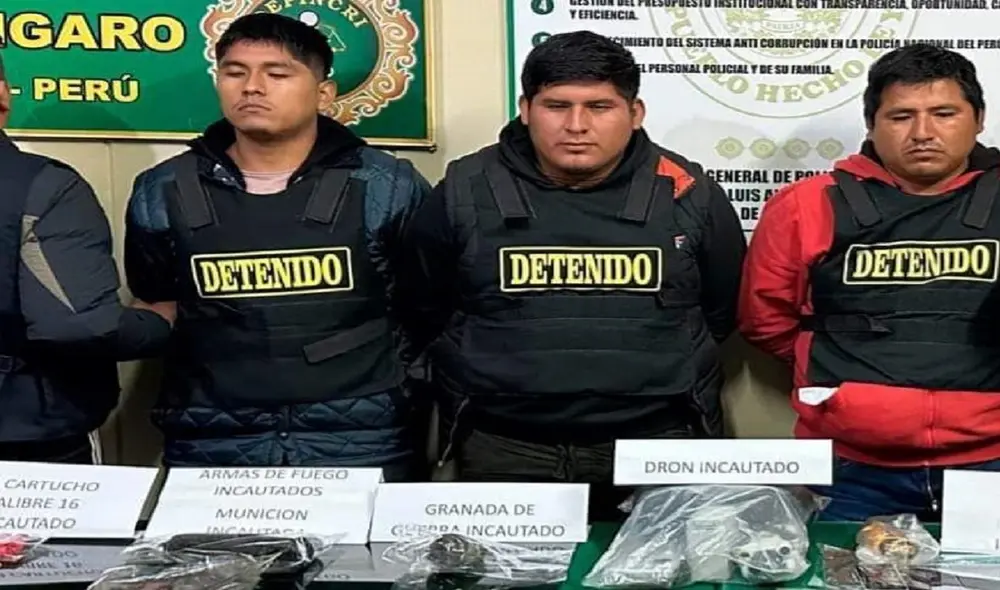 Delincuentes son investigados por la Policía de Puno. Foto: Cinthia Álvarez LR