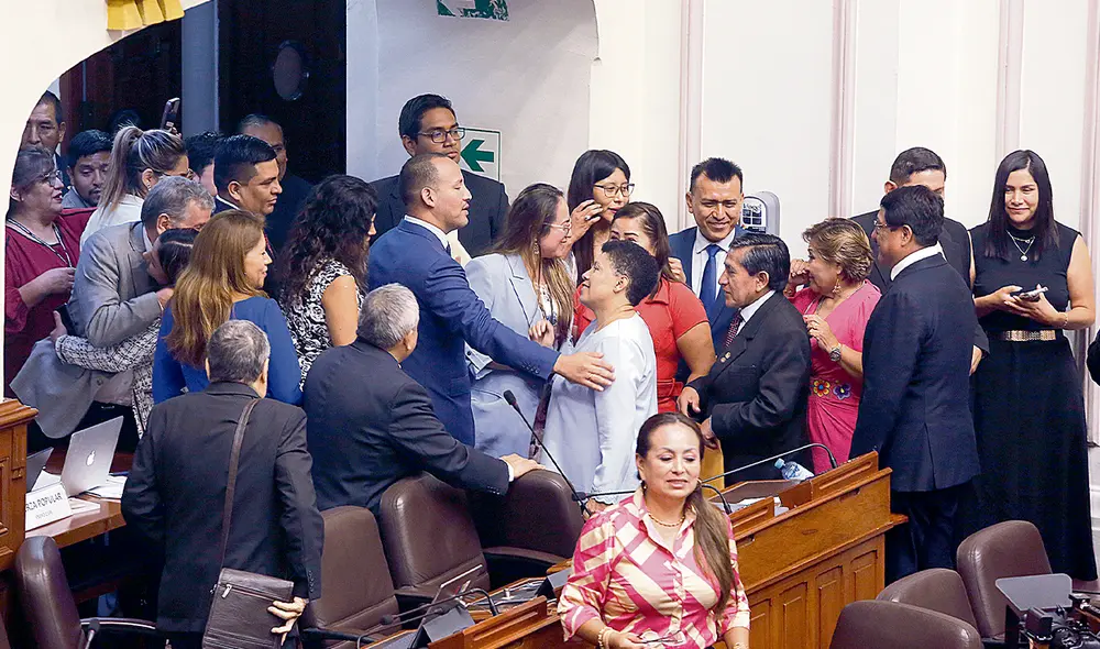 Alianza. El sector más conservador del Parlamento se alineó en favor del Gobierno. Critica accionar fiscal, que sí apoya cuando actúa contra sus oponentes. Foto: difusión Alianza. El sector más conservador del Parlamento se alineó en favor del Gobierno. Critica accionar fiscal, que sí apoya cuando actúa contra sus oponentes. Foto: difusión
