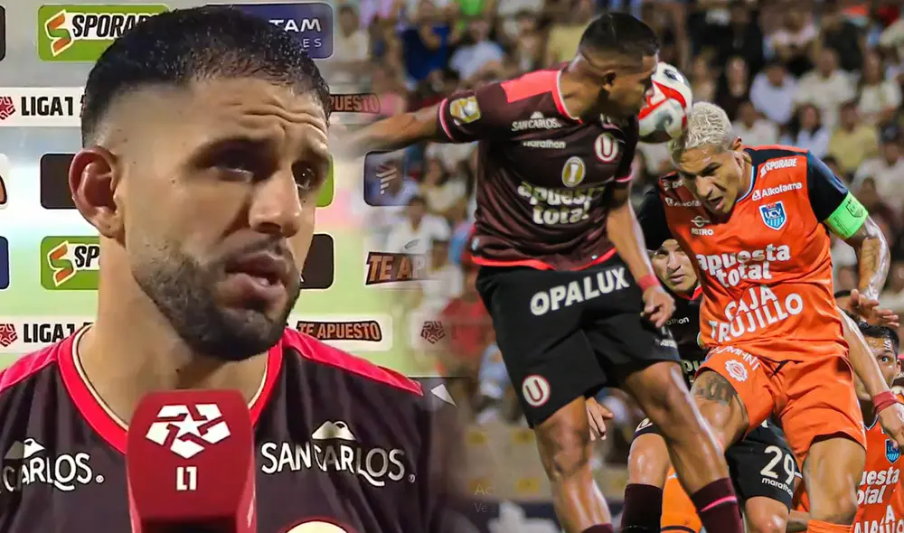 Matías Di Benedetto enfrentó a Paolo Guerrero por primera vez en el partido Universitario vs. César Vallejo. Foto: composición GLR/captura L1Max/Liga 1 Matías Di Benedetto enfrentó a Paolo Guerrero por primera vez en el partido Universitario vs. César Vallejo. Foto: composición GLR/captura L1Max/Liga 1