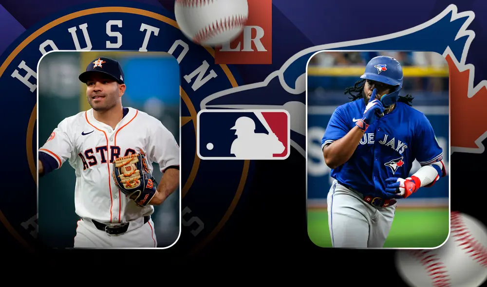 El duelo entre José Altuve vs. Vladimir Guerrero Jr. tuvo presencia en el juego de Astros vs. Blue Jays, que se disputóen el Minute Maid Park de Houston, Texas. Foto: composición LR/AFP/Blue Jays