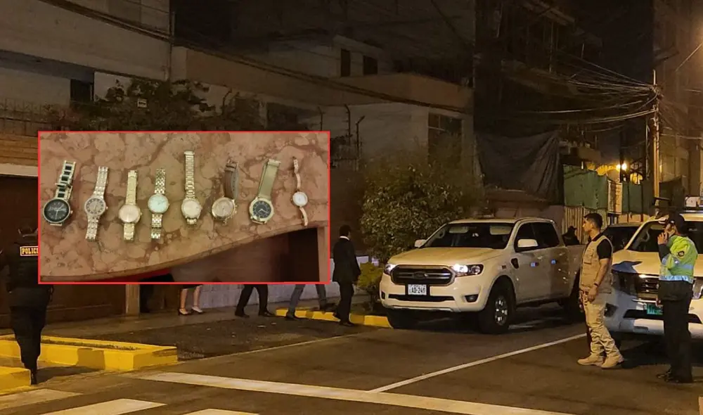 Casa de Dina Boluarte fue allanada la noche del 29 de marzo. Foto: captura de pantalla/Cuarto Poder