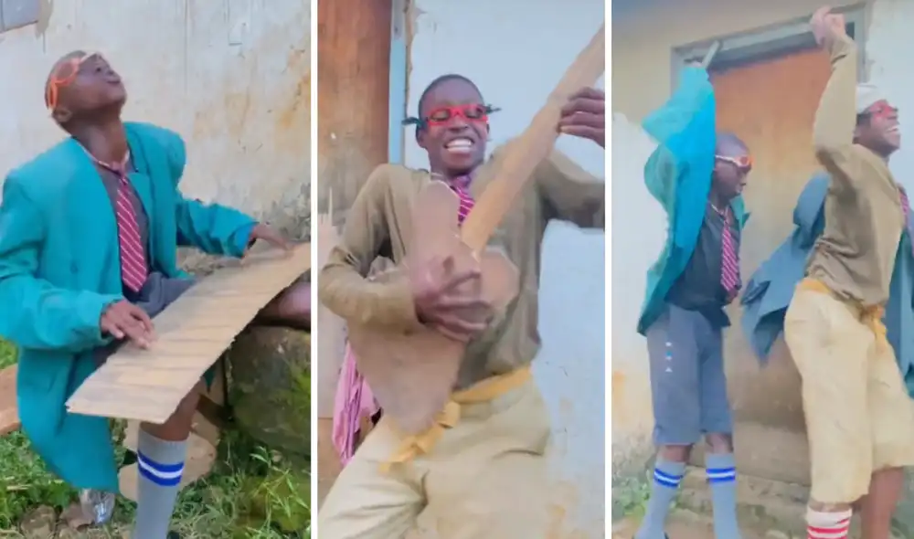 Niños de África personifican introducción de la canción ‘Tarde en tu vida’. Foto: composición LR/ Nansanadancekids.