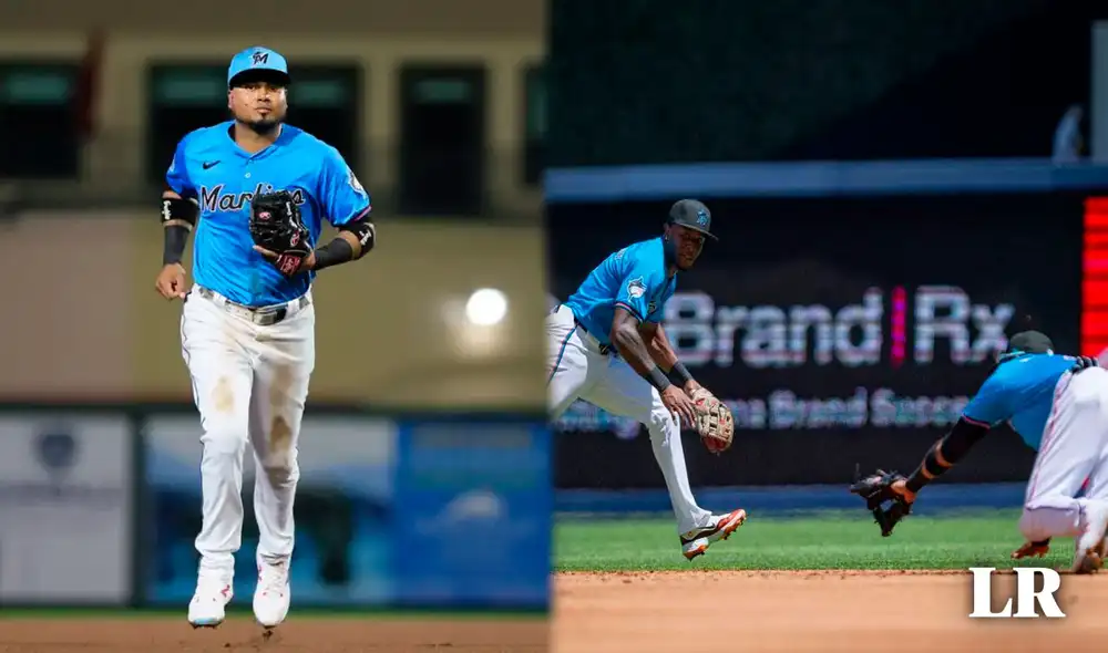 Luis Arráez solo conectó 2 hits en la barrida que sufrió su equipo contra los Pittsburgh Pirates. Foto: composición LR / USA Today