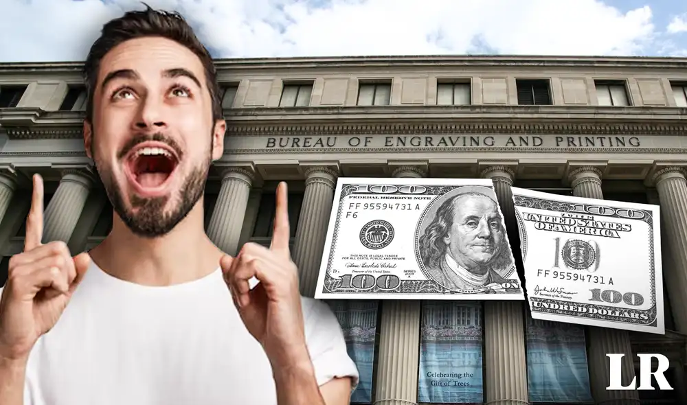 El Departamento del Tesoro en EE. UU. canjea billetes mutilados por un valor superior a los 30 millones de dólares. Foto: Composición LR Fabrizio Oviedo/FreePik/ Flickr/