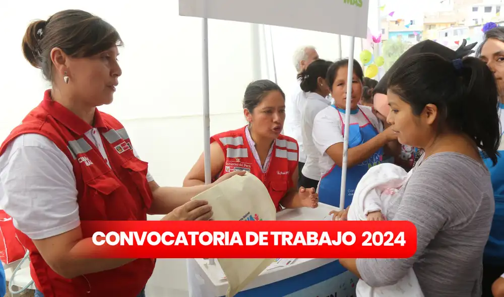 Esta convocatoria laboral de Cuna Más está disponible hasta el jueves 11 de abril. Foto: composición LR/Cuna Más Esta convocatoria laboral de Cuna Más está disponible hasta el jueves 11 de abril. Foto: composición LR/Cuna Más