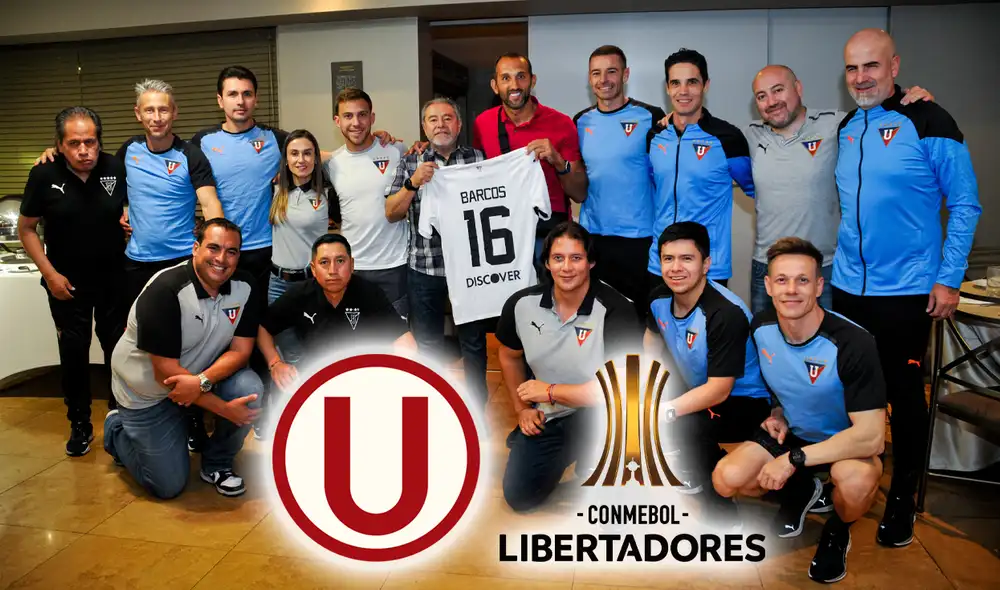 LDU y Universitario se enfrentan por el grupo D de la Copa Libertadores en el Monuemntal. Foto: composición GLR/LDU