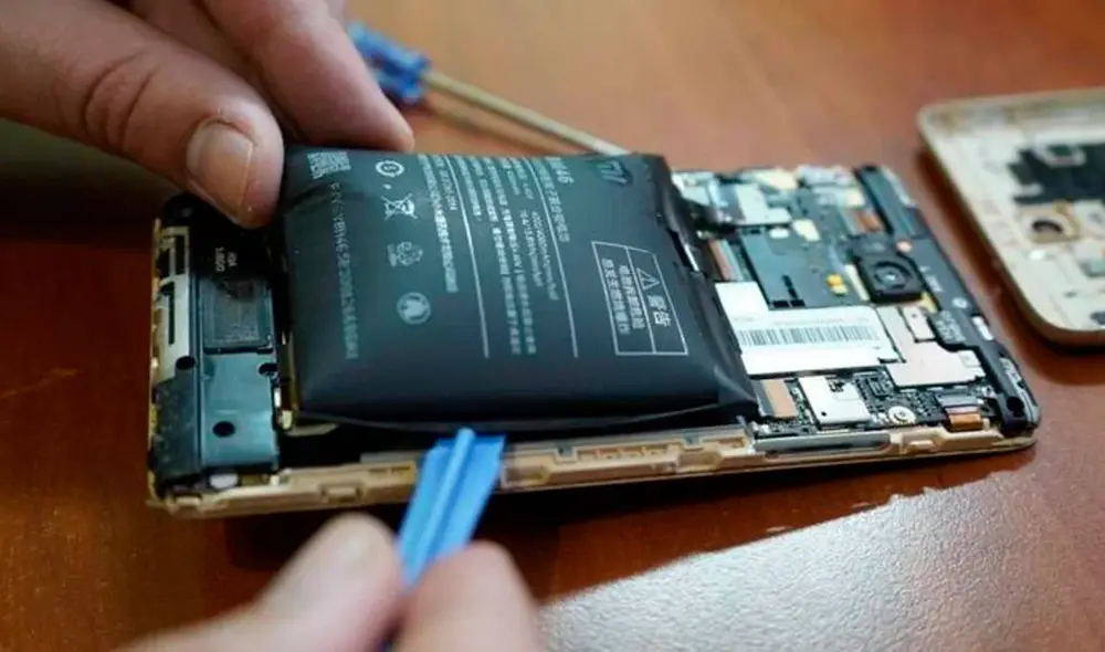 Así luce una batería hinchada. Foto: Mundo Deportivo