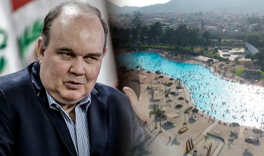 El mantenimiento de la playa artificial costó más de 250.000 en 2023. Foto: composición LR/Andina