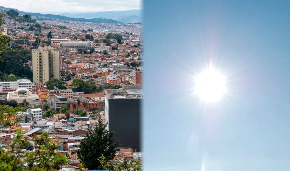 Luego de apreciarse en Bogotá, el fenómeno del sol cenital proseguirá su trayectoria hacia localidades más australes del país. Foto: Composición LR/Alcaldía de Bogotá/Quora