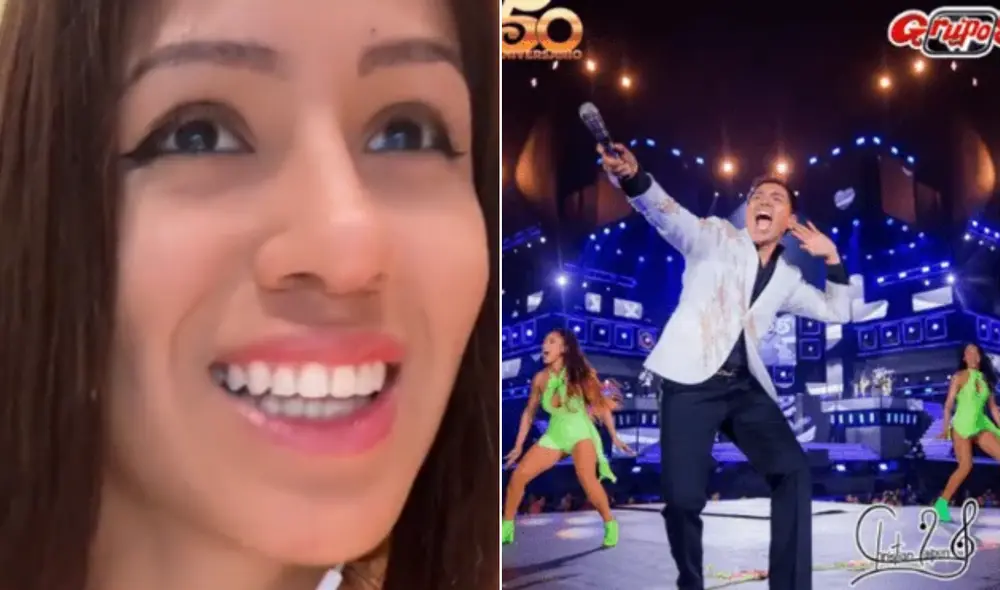 Lucero Vílchez se volvió viral por el video de TikTok en el que habla de su experiencia bailando con agrupaciones de cumbia. Foto: composición LR/TikTok/Lucero Vílchez/Instagram/Grupo 5