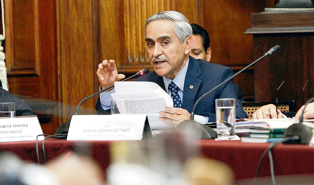 Postura. Duberlí Rodríguez ejerció su propia defensa y optó por una audiencia pública. Foto: difusión