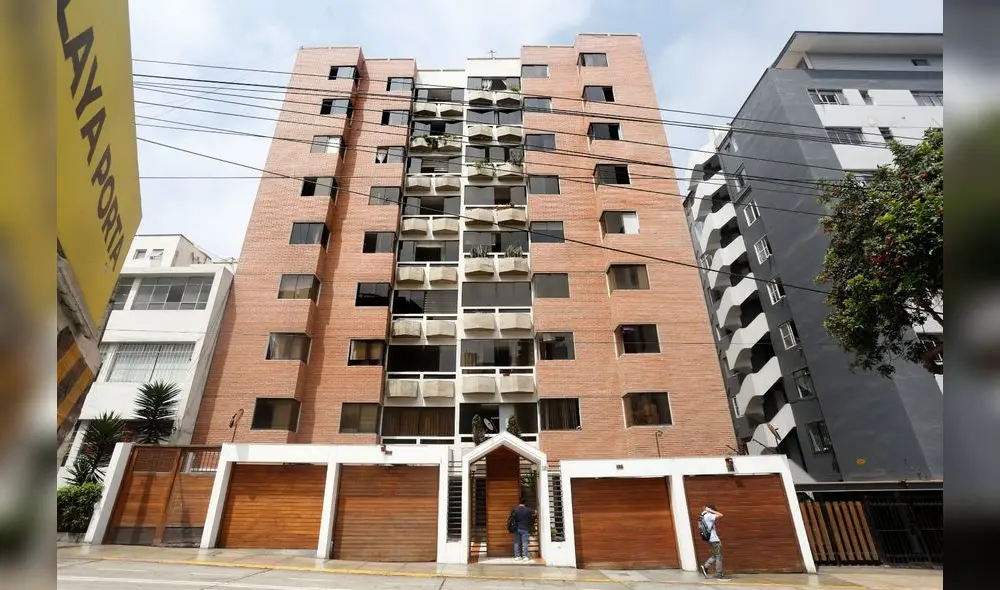 El edificio de la calle San Martín en Miraflores que compró la pareja de empresarios al Banco de Crédito del Perú.