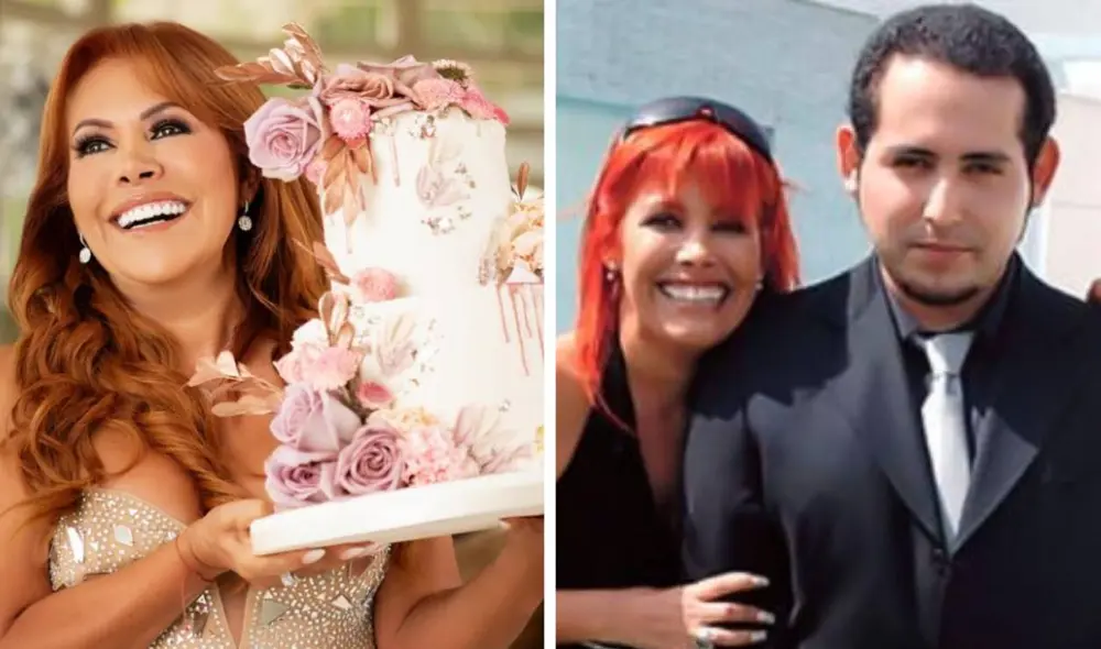 Magaly Medina pasó su cumpleaños lejos de su único hijo, Gianmarco. Foto: composición LR/Instagram/difusión