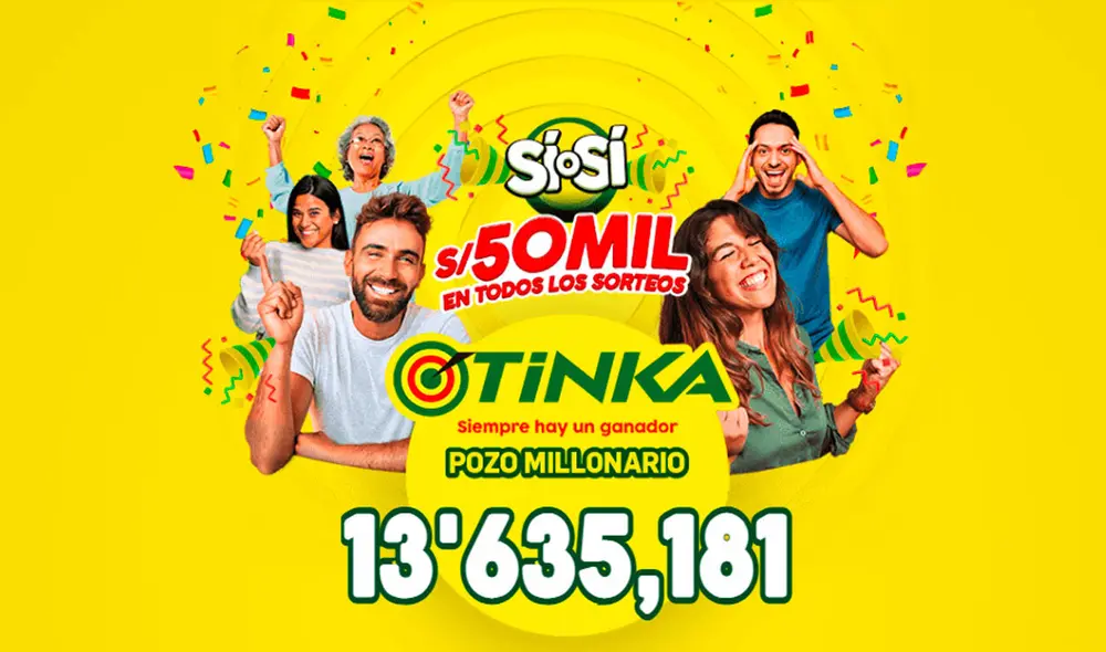 El sorteo de la Tinka se realizará este 3 de abril. Foto: Intralot El sorteo de la Tinka se realizará este 3 de abril. Foto: Intralot