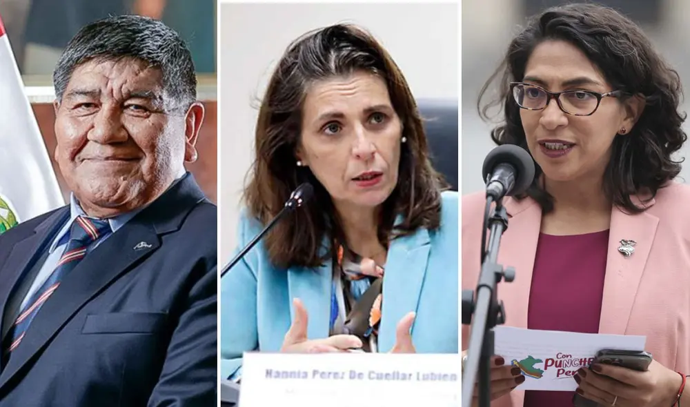 Perú Libre es la bancada que más mociones de interpelación y censura está promoviendo contra el gobierno de Boluarte. Foto: composición LR/Presidencia/Ministerio de Vivienda Perú Libre es la bancada que más mociones de interpelación y censura está promoviendo contra el gobierno de Boluarte. Foto: composición LR/Presidencia/Ministerio de Vivienda