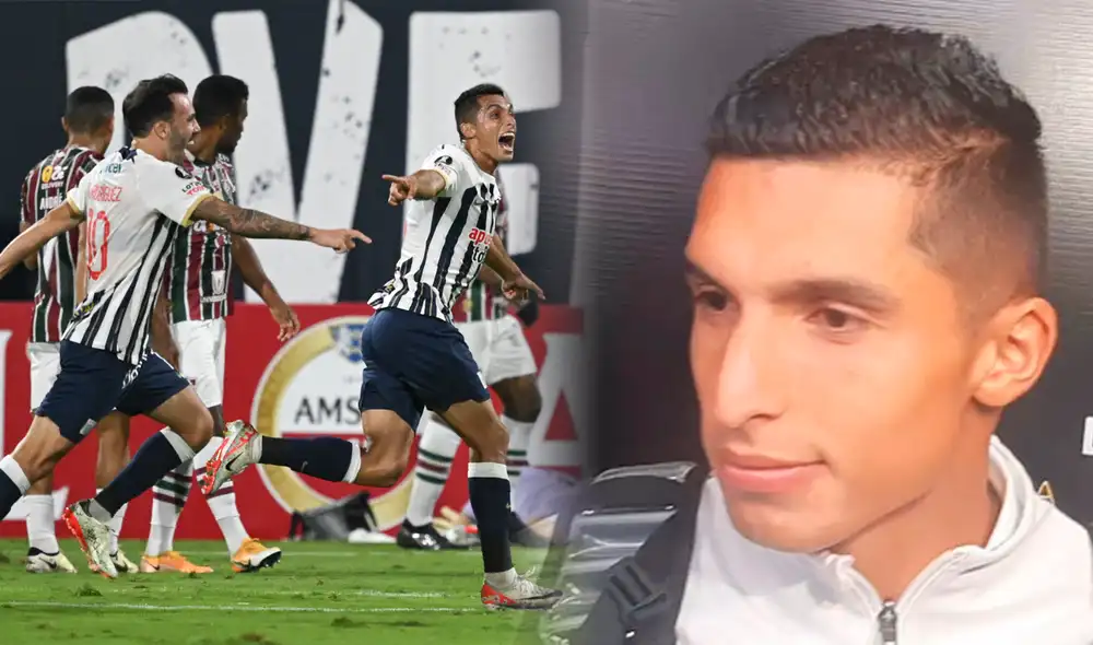 Kevin Serna marcó su primer gol con Alianza Lima en Copa Libertadores. Foto: composición GLR/Conmebol/captura