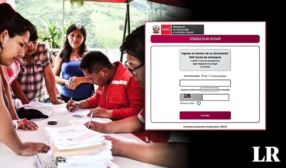 Con la data del Sisfoh, se puede suministrar información clave a programas gubernamentales específicos como Juntos, Pensión 65, Contigo, el SIS y Pronabec. Foto: composición Midis/LR/Andina