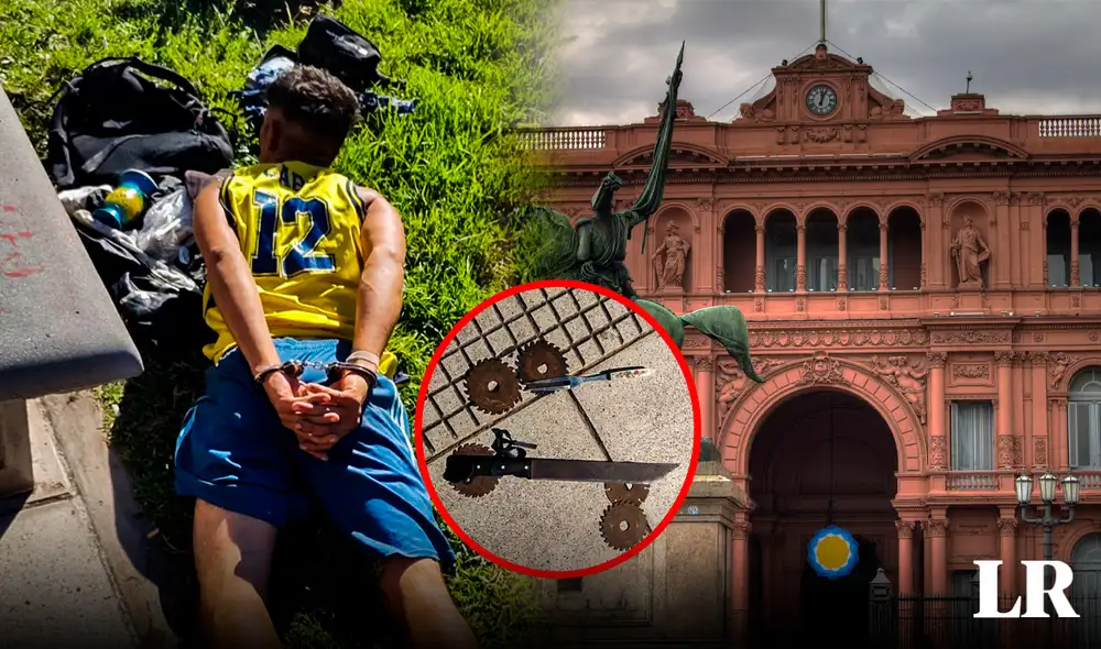 Detienen a hombre que intentó ingresar a Casa Rosada.