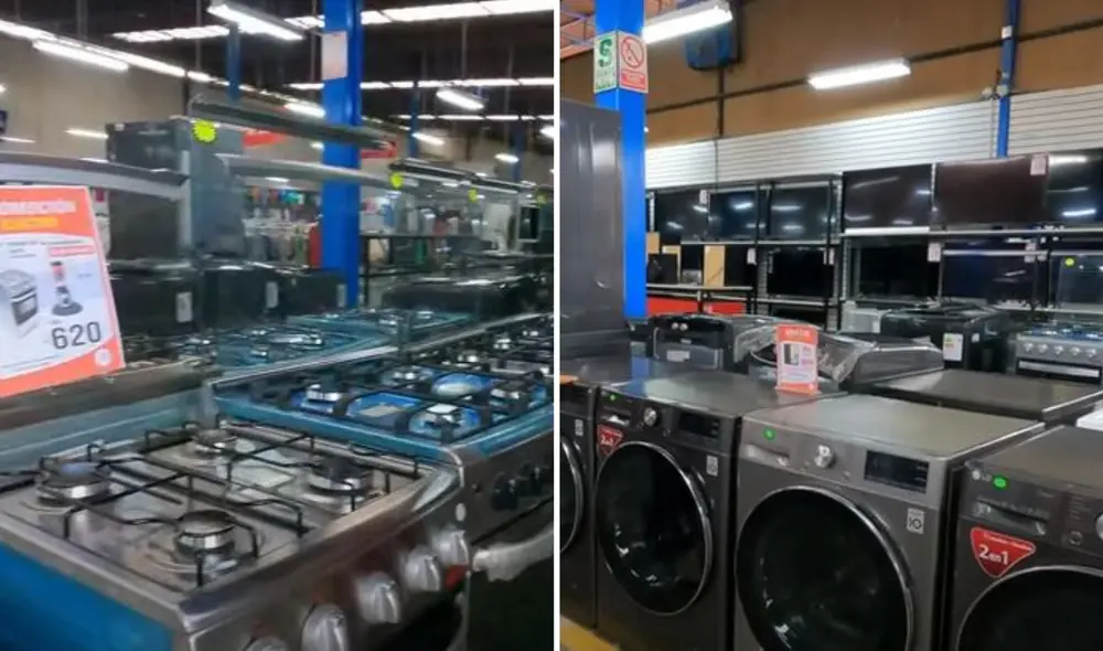 Este almacén de remates abre sus puertas de lunes a sábado, desde las 10.00 a. m. hasta las 8.00 p. m. Foto: composición LR/captura YouTube/El Wagi