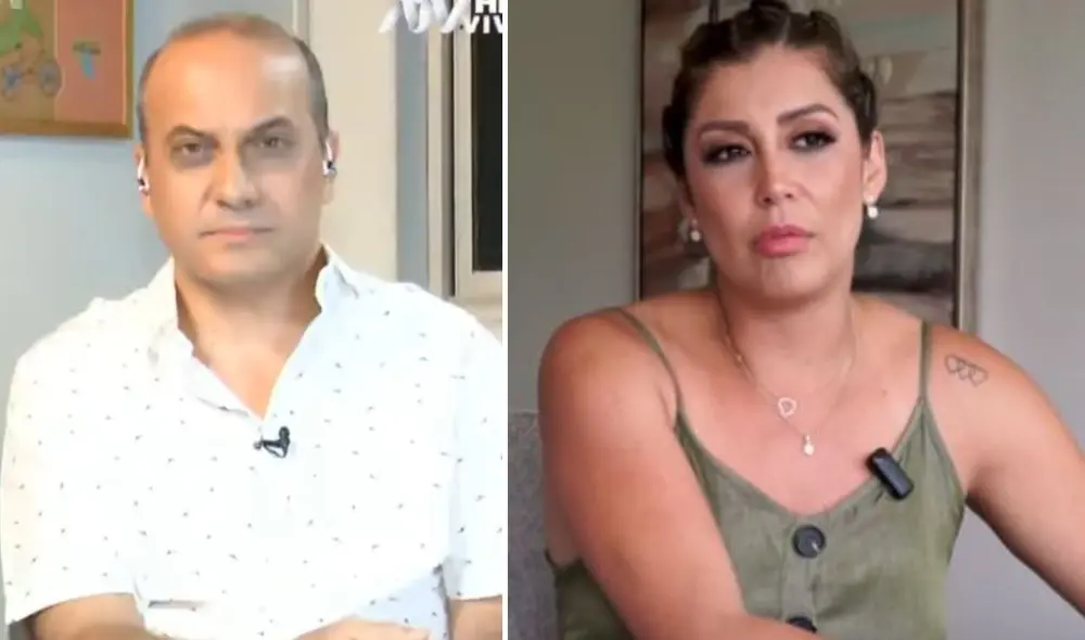 Karla Tarazona y Christian Domínguez se separaron debido a una infidelidad del cantante. Foto: composición LR/Captura ATV/Captura Youtube