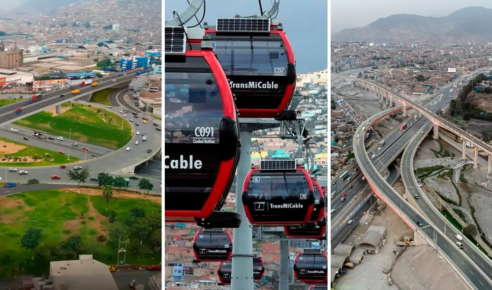 El teleférico SJL-Independencia conectará los servicios de la Línea 1 y el Metropolitano. Foto: composición LR/difusión