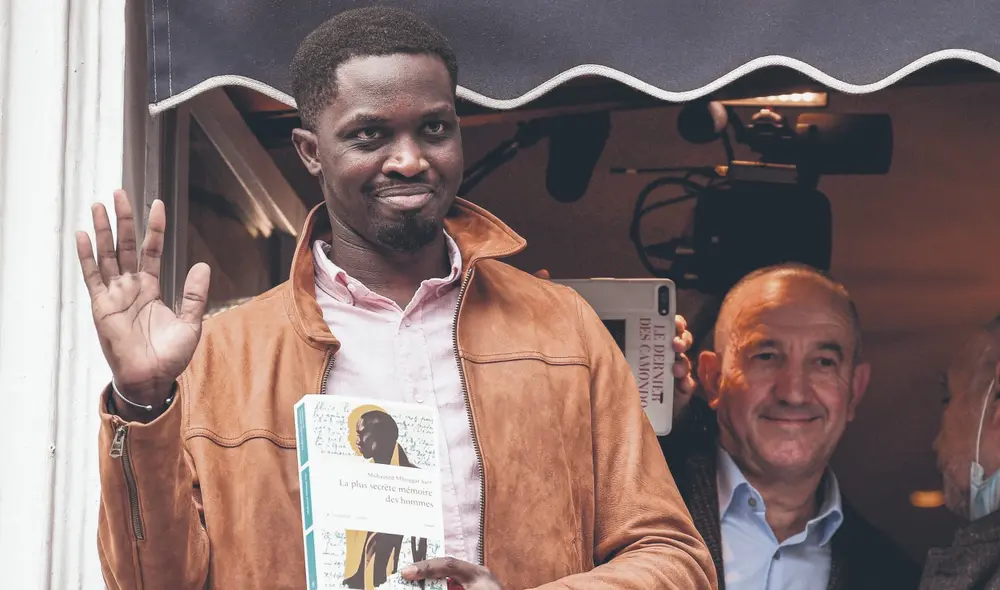 Mohamed Mbougar Sarr ganó el premio francófono más importante con tan solo 31 años. Foto: difusión.