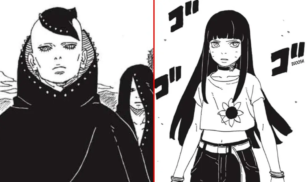Jura y Himawari tendrán un misterioso encuentro en el próximo capítulo de ‘Boruto: Two Blue Vortex’. Foto: composición LR/Manga Plus
