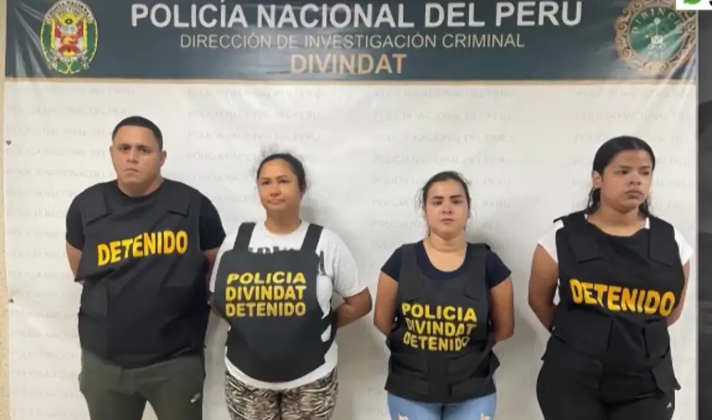 Policía Nacional los intervino en el distrito de San Juan de Miraflores. Foto: AméricaTV