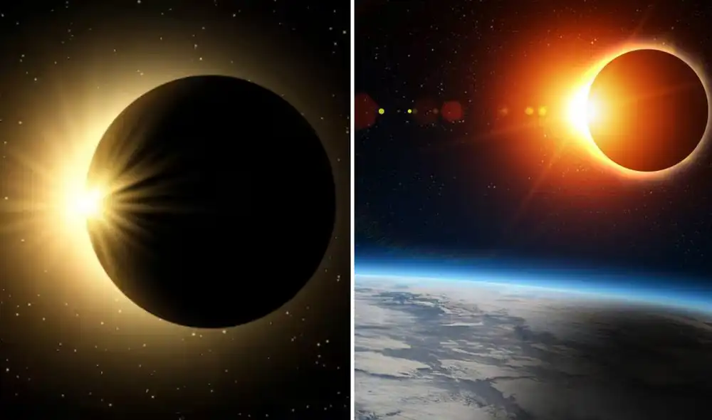 El 8 de abril ocurrirá un eclipse solar en el signo de Aries, uno de los dos eclipses que suceden anualmente. Foto: composición LR/ el Universal/ el Universo.