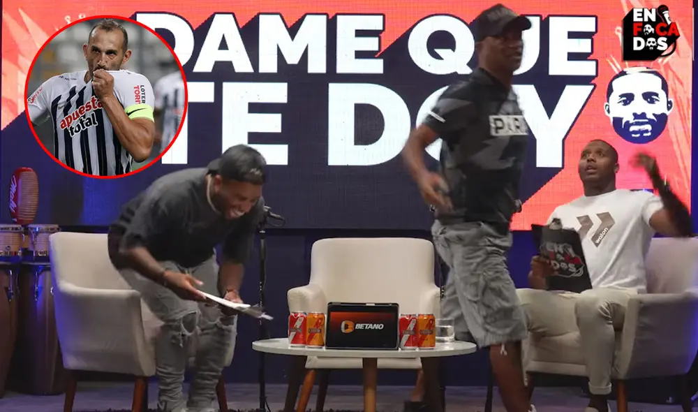 Farfán y Guizasola estallaron en carcajadas tras la respuesta de Waldir Sáenz. Foto: composición de LR/Luis Jiménez/captura de Enfocados/YouTube