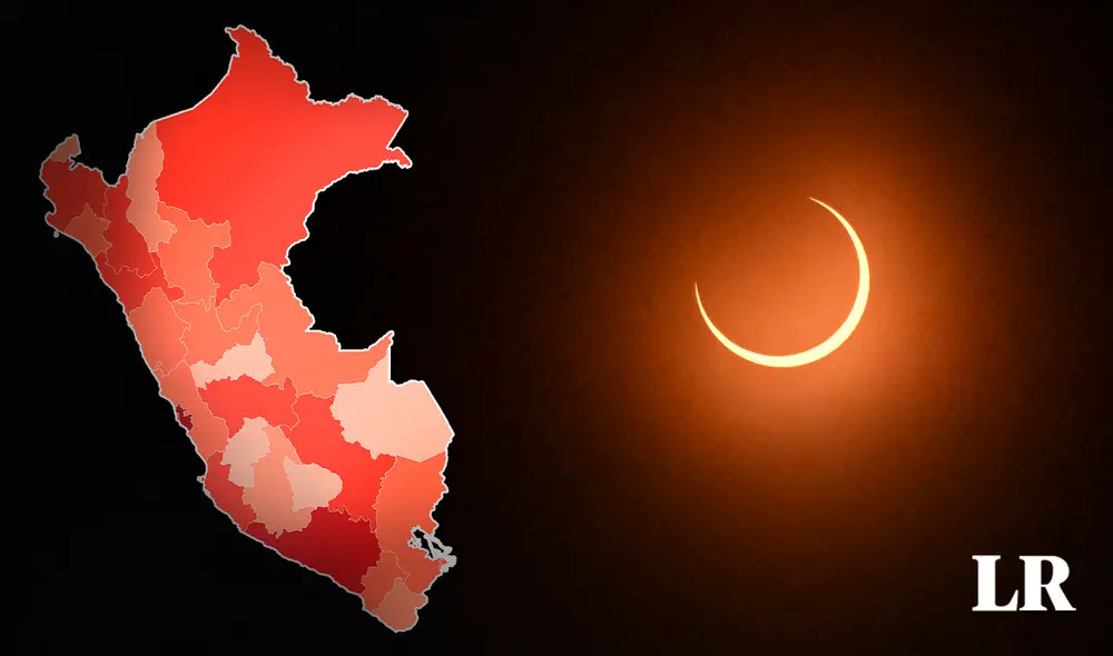 Perú, Chile y otros países no estuvieron en la lista de espectadores privilegiados del eclipse solar del 8 de abril. Foto: composición de Jazmin Ceras/La República/AFP