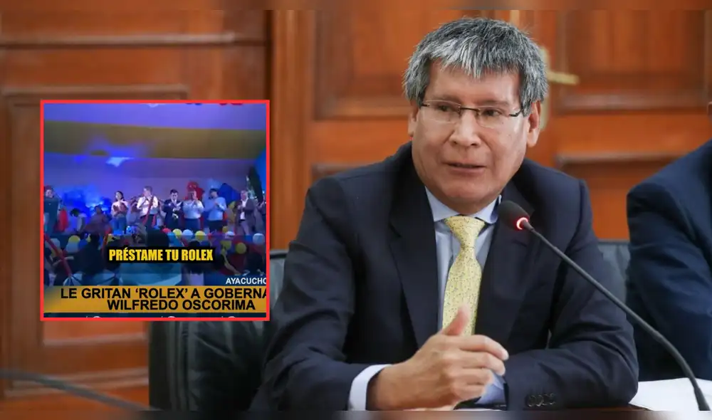 Oscorima Núñez es cuestionado por haber adquirido relojes de marca Rolex y de haberlos prestado a Dina Boluarte. Foto: composicón LR/ Andina- captura Panamericana TV.