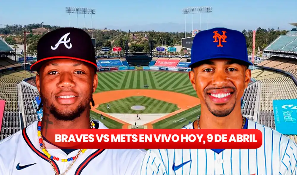 El juego entre Braves y Mets se disputará hoy, martes 9 de abril, en el estadio Truist Park. Foto: ESPN/Marca/composición LR