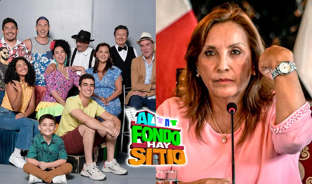 ‘Al fondo hay sitio’ hizo un sutil guiño al Caso Rolex que puso a la presidenta Dina Boluarte en el ojo de la tormenta. Foto: composición LR/Instagram ‘Al fondo hay sitio’/AFP