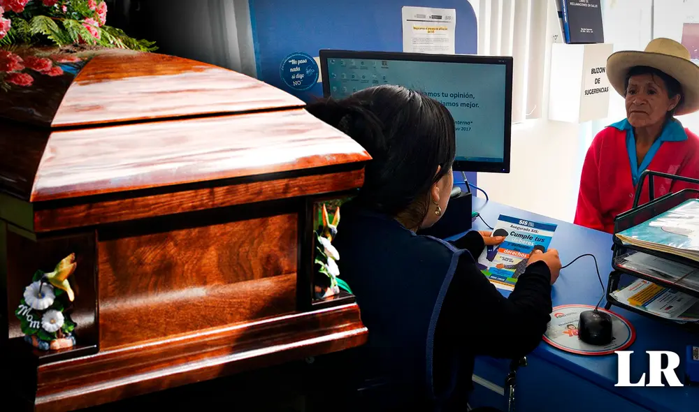 El SIS otorga, por gastos de sepelio, una cifra que depende de la edad del fallecido y cubre hasta un monto máximo de S/1.000. Foto: composición LR/Andina