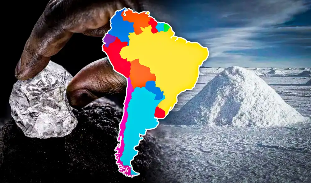 El litio es considerado como el nuevo 'oro blanco', codiciado por muchos poderes mundiales. Foto: composición LR / WIRED