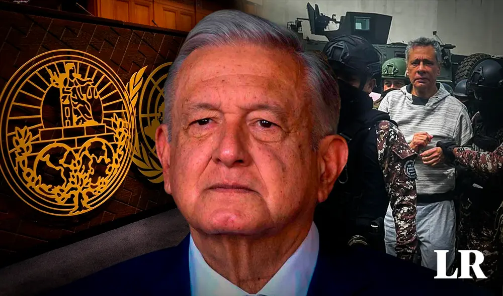 Por su parte, Andrés Manuel López Obrador no dudó en lanzar críticas contra el mandatario ecuatoriano, Daniel Noboa. Foto: composición LR/AFP