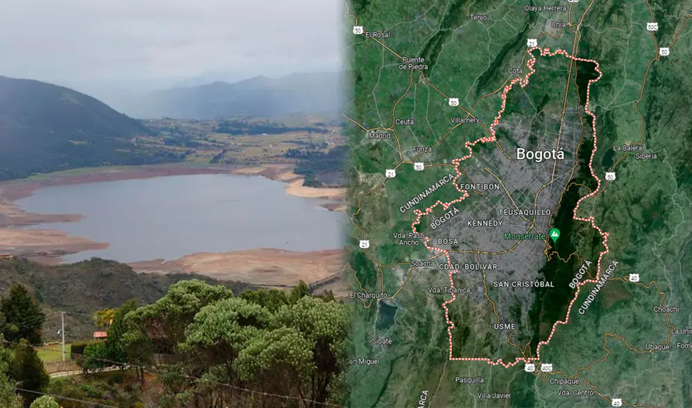 Los racionamientos en Bogotá comenzarán a las 8 a. m. y se restablecerán a las 8 de la mañana del día siguiente. Foto: Composición LR/Alcaldía de Bogotá/Google Maps Los racionamientos en Bogotá comenzarán a las 8 a. m. y se restablecerán a las 8 de la mañana del día siguiente. Foto: Composición LR/Alcaldía de Bogotá/Google Maps