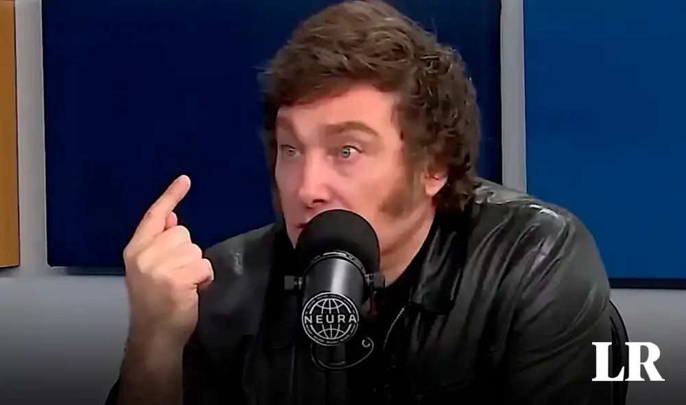 Javier Milei habló sobre blanqueo de dólares en entrevista con Fantino. Foto: Neura Media