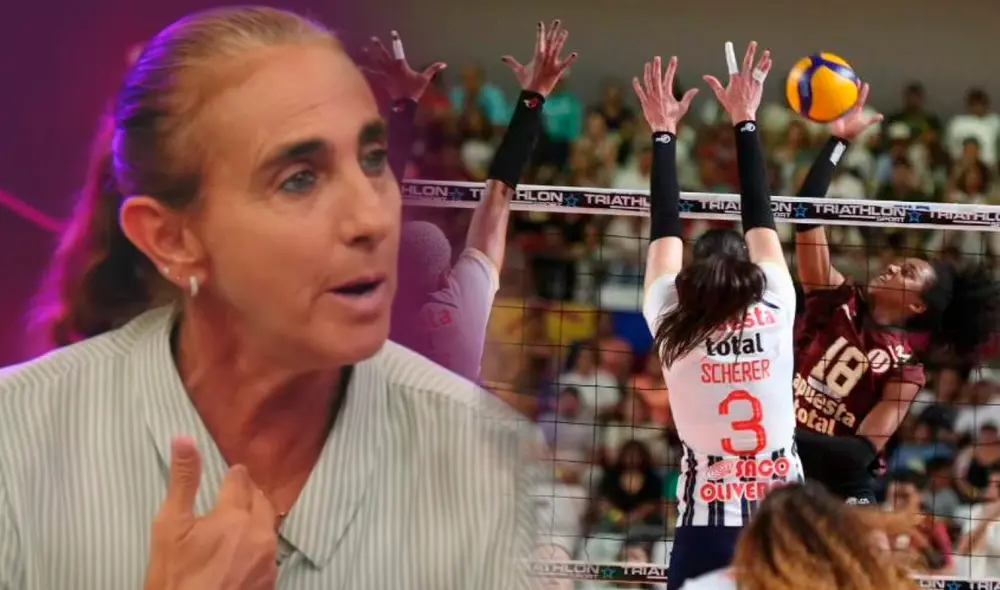 Natalia Málaga fue una de las voleibolistas que ganó la medalla de plata de en Seúl 88. Foto: composición GLR/captura La Tait